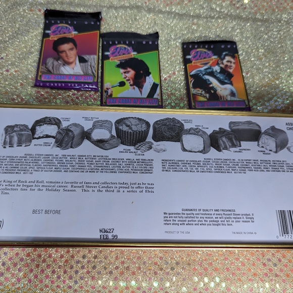 Elvis trading cards and tin - Picture 7 of 12